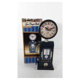 Advertising Chevron metal gas pump clock,