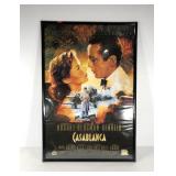 Casablanca movie poster, in poster frame, 28x41