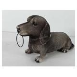 Dachshund statue, has some paint chilling see