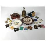 Tobacciana group, table cigarette holder,