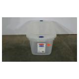 Rubbermaid clear lid box, 19 qt. capacity