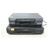 Two VCRs. GE VG4238 & an SV2000. Both power on.