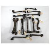 Mechanics wrenches, thirteen