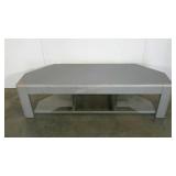 Modern TV stand, one glass shelf, 20 x 58 x 16