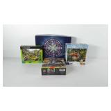 Games and puzzles, includes Who wants to be a