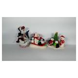 Plus snowman decor. One needs snowman glued back