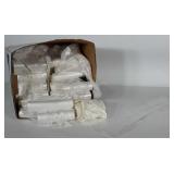 Box of several rolls of small trashbags.