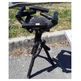 Early Twig Plantstand, black painted, 28" tall