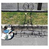 3pc Decorative Iron Lot, Snow Man Figure, 40"