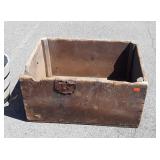 Antique Wooden Shipping Crate, 29x21x15" high, 1"