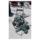 Mess of Water Hoses with Cart type Reel but nite