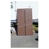 Pair Double French Style Doors, solid very heavy