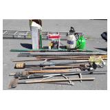 Misc. Lot. Includes Sprayers, steel fence posts,