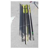 Posts, Group of 10, Fiberglass safety marker