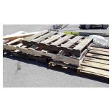 Four Wood Pallets, 3 normal size, one 6ft long.