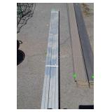 10 Metal Wall Studs, 2 1/2"x8ft, unused