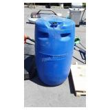 Blue poly 55 gallon Barrel