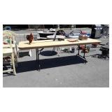 Older 8ft poly Folding Table, good usable