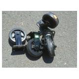 Four HD Casters, 6" nylon, 2 swivel 2 s