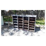Industrial Metal Organizer Shelf Cabinet, 4
