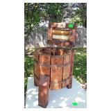 Washing Machine Design pine made Planter, 23"