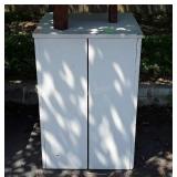 Painted Wooden Display Stand, 21x21x31" high