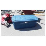Rugged Tote Storage Box, 50 gallon, new condition