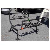 Wrought Iron Fire Wood Rack