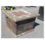 Outdoor Patio Propane Firepit, has tank, 20"