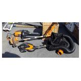 Worx Tools Kit, string trimmer, 2 blowers, one