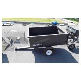 Blue Hawk Lawn Tractor Dump Cart, 10 cubic foot,