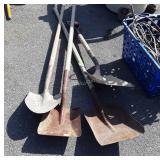 Four Dirt Shovels