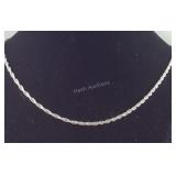 Sterling silver chain 24in 9g