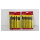 Xtra-Power Tools flatbit wood drillset, six per