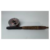 Shakespeare wonderod fishing rod and reel, with