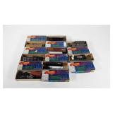 Train cars, eight boxes, conditions vary as shown