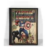 Marvel Captain America stretched decor canvas,