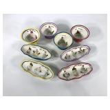 Pottery ice cream bowls and banana split bowls,