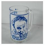 Archie Bunker for president glass