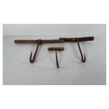 Tools, three bale hooks