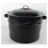 Large enameled stockpot for canning, 14"