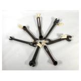 Mechanics wrenches, seven