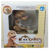 Coin bank, monkey robotic coin bank