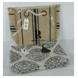 Two Pia Rossini canvas totes, new in packaging