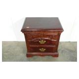 End table, hidden drawer, needs some work, 25"