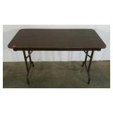 Folding table, 24 x 48 x 29