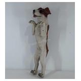 Standing dog lawn decor, 23" tall