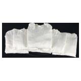 Six cotton poly blend mock turtleneck