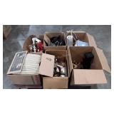 Skid lot, includes lamps, computer monitor,