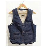 Wrangler denim vest, size medium